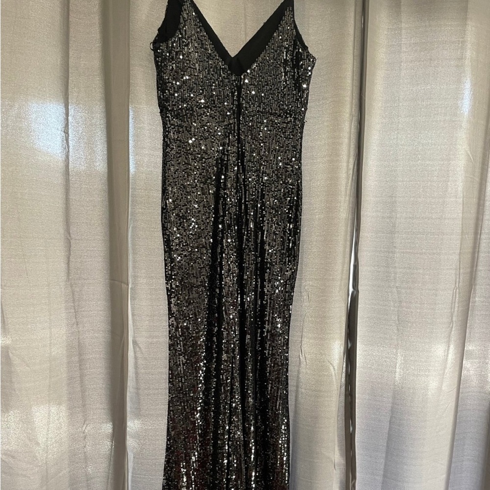 Black Slit Prom Dress